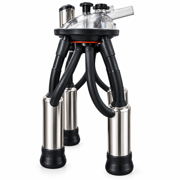 240cc 4-cup milking machine cluster for cow and buffalo